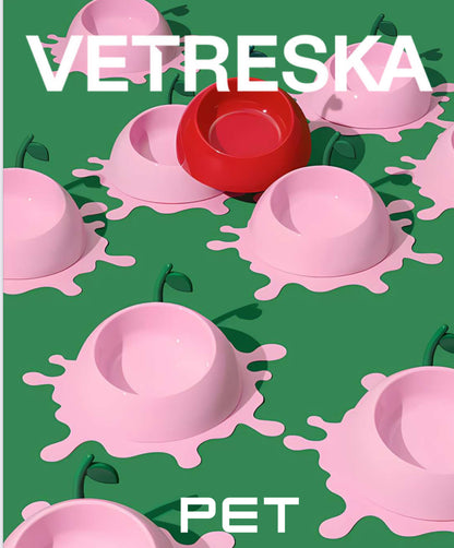 Vetreska Bowl Peach - Comedouro para cães e gatos